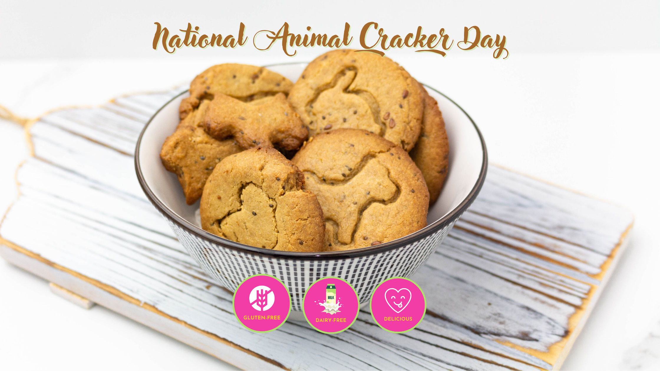 Animal Cracker with White Chocolate & Seed Butter | Eat For Life By Marsha