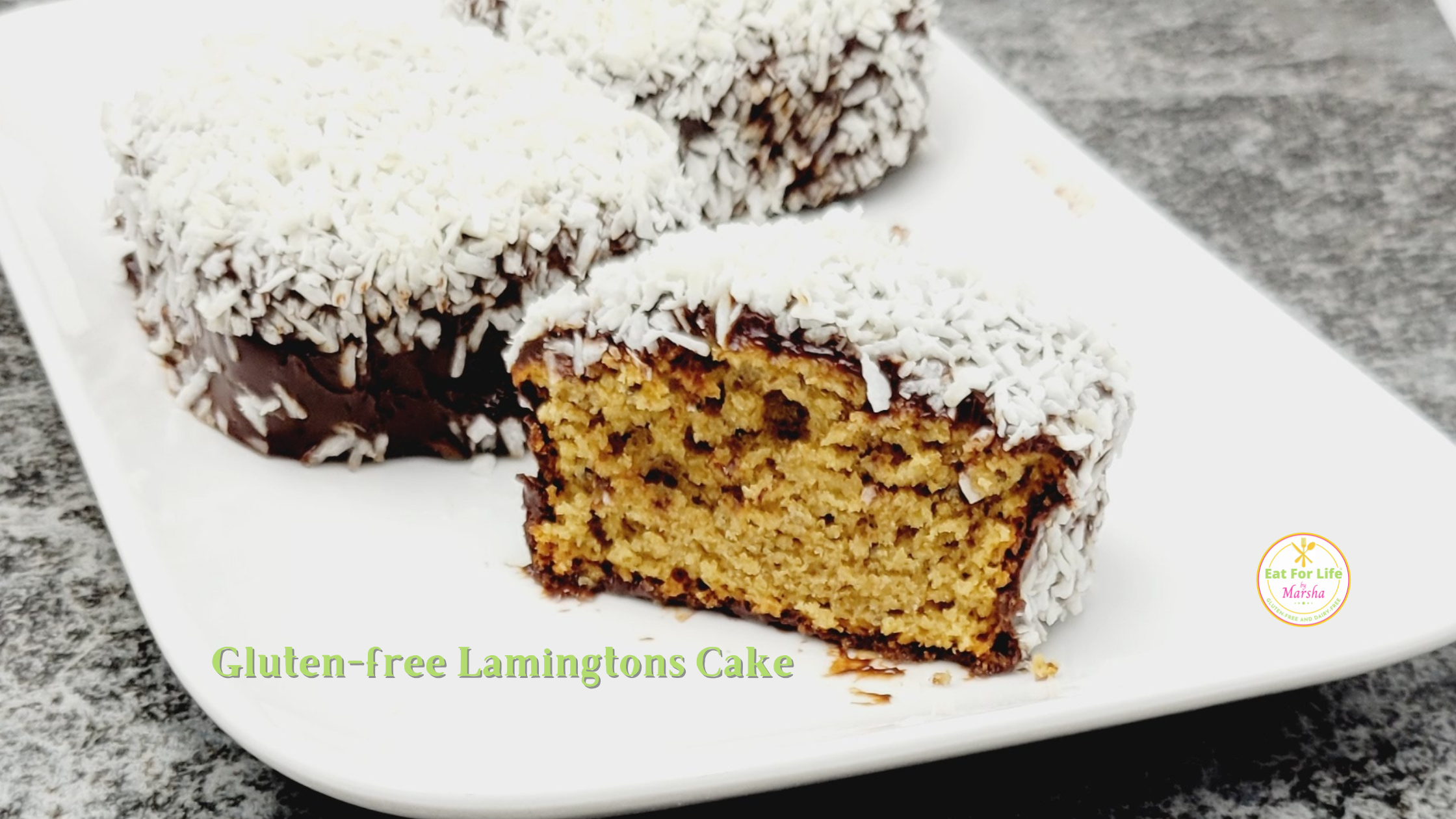 Gluten-Free Lamington Cake | Eat For Life By Marsha