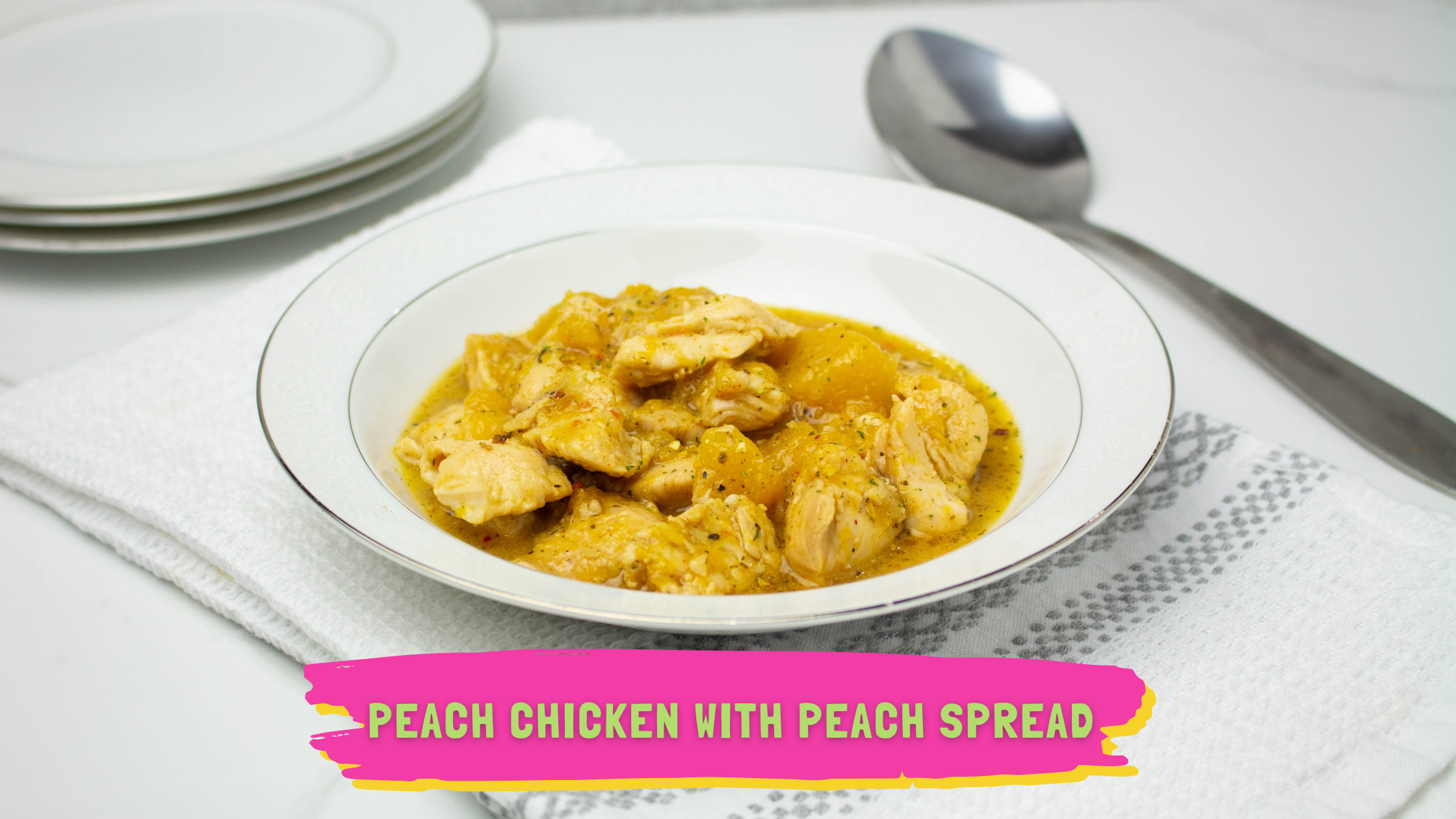Peach Chicken with Peach Spread