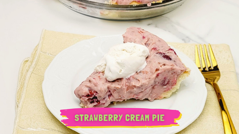 Strawberry Cream Pie